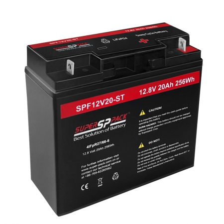 spf12.8v 20ahリン酸鉄リチウム（lifepo4）充電式リチウム電池 