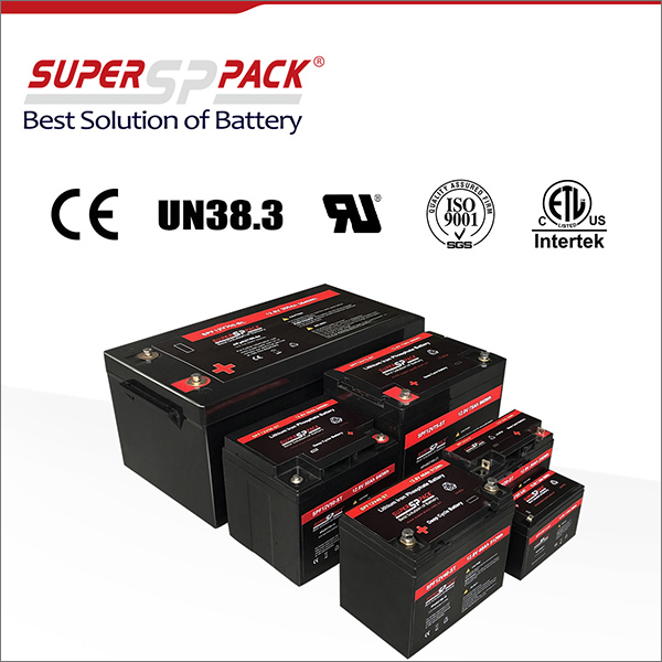 全シリーズの12V LiFePO4電池UN38.3承認され